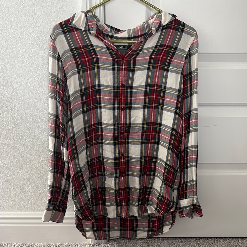 Lauren Ralph Lauren Plaid Button-Up Shirt